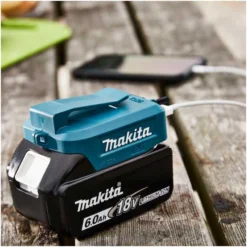 Makita Akku-USB Adapter, 14,4V-18V, Li-ion -Bau Zauber Verkaufsgeschäft adapter fuer akkus 1461446 czm