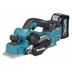 Makita Akku-Hobel 40V Max., 82 Mm, 4 Mm, Akku, Ladegerät, Zubehör, MAKPAC