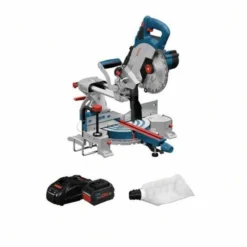 Bosch Akku-Kapp- Und Gehrungssäge BITURBO GCM 18V-216, 2 X Akku, Ladegerät, Zubehör, Im Karton
