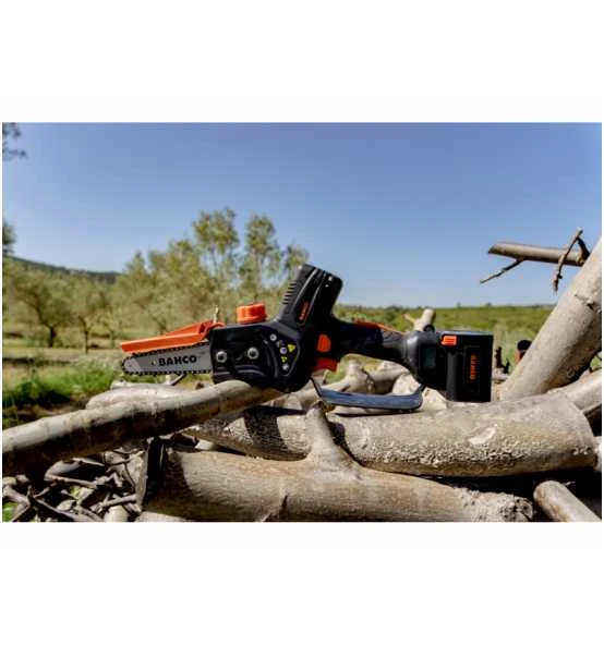 Bahco Akku-Motorsäge Inkl. 3 Akkus 4 Bahco Akku-Motorsäge Inkl. 3 Akkus – Bild 2
