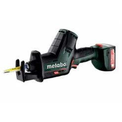 Metabo Akku-Säbelsäge PowerMaxx SSE 12 BL, MetaBOX 145, 12V 2x2Ah Li-Power + SC 30