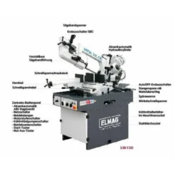 ELMAG MACC Metall-Bandsägemaschine SPECIAL 335 CSO -Bau Zauber Verkaufsgeschäft bandsaegemaschine 1481249 czm