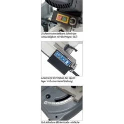 ELMAG Metall-Bandsägemaschine TB 150 Vario -Bau Zauber Verkaufsgeschäft bandsaegemaschine 1481581 czm