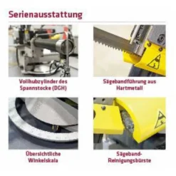ELMAG BOMAR Metall-Bandsägemaschine Workline 410.280 DGH -Bau Zauber Verkaufsgeschäft bandsaegemaschine 1481794 czm