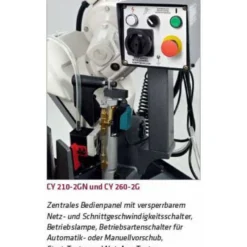 ELMAG Gehrungs-Bandsägemaschine Modell CY210-2GN -Bau Zauber Verkaufsgeschäft bandsaegemaschine 1487731 czm