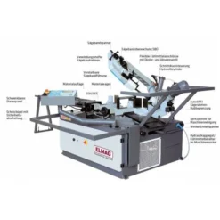 ELMAG MACC Metall-Bandsägemaschine, Modell SPECIAL 391 A CNC (Standard Mit 1,5 M Zulauf-Rollbahn) -Bau Zauber Verkaufsgeschäft bandsaegemaschine 1491180 czm