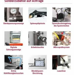 ELMAG BOMAR Metall-Bandsägemaschine Workline 510.350 DGH -Bau Zauber Verkaufsgeschäft bandsaegemaschine 1493265 czm