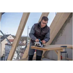 Bosch Akku-Kreissäge GKS 18V-57-2, Mit Zubehör, 2 X Akku, Schnellladegerät, L-BOXX Incl. Einlage -Bau Zauber Verkaufsgeschäft bosch akku handkreissaege 1342454 czm 2