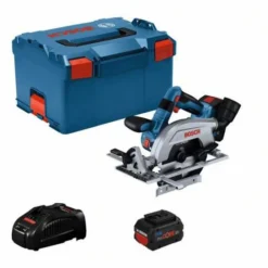 Bosch Akku-Kreissäge GKS 18V-57-2 L, Incl. Zubehör, 2 X Akku, Schnellladegerät, L-BOXX Mit Einlage