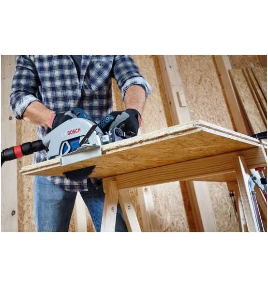 Bosch Akku-Handkreissäge BITURBO GKS 18V-68 GC, 2 X Akku, Ladegerät, Zubehör, L-BOXX Mit Einlage 8 Bosch Akku-Handkreissäge BITURBO GKS 18V-68 GC, 2 X Akku, Ladegerät, Zubehör, L-BOXX Mit Einlage – Bild 6