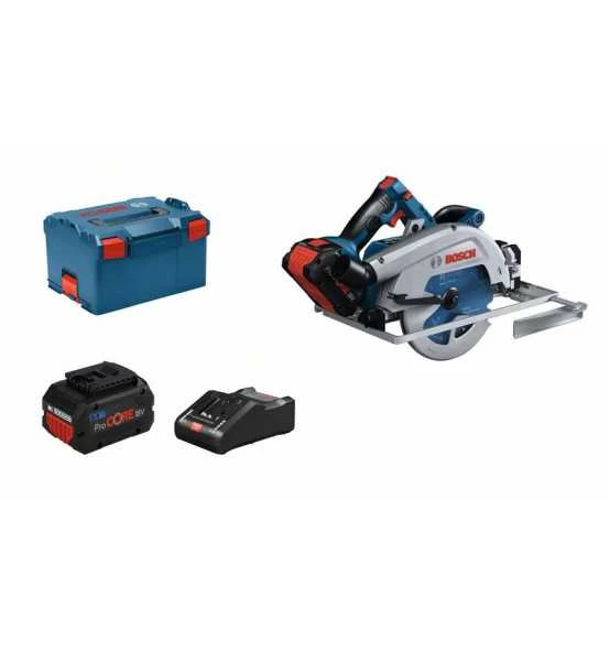 Bosch Akku-Handkreissäge BITURBO GKS 18V-68 GC, 2 X Akku, Ladegerät, Zubehör, L-BOXX Mit Einlage 3 Bosch Akku-Handkreissäge BITURBO GKS 18V-68 GC, 2 X Akku, Ladegerät, Zubehör, L-BOXX Mit Einlage