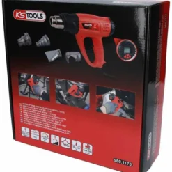 KS Tools Heißluftgebläsepistolen-Satz, Digital, 5-tlg. -Bau Zauber Verkaufsgeschäft elektro heissluftgeblaese 1457078 czm