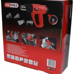 KS Tools Heißluftgebläsepistolen-Satz, Digital, 5-tlg. -Bau Zauber Verkaufsgeschäft elektro heissluftgeblaese 1457079 czm