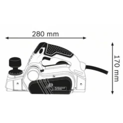 Bosch Hobel GHO 26-82 D, Handwerkerkoffer -Bau Zauber Verkaufsgeschäft elektro hobel 1192496 czm