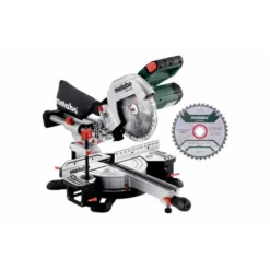 Metabo Kappsäge KGS 216 M Set, Mit 2. Hartmetall-Sägeblatt, Karton