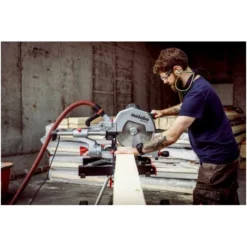 Metabo Kappsäge KGS 305 M Set, Mit 2. Hartmetall-Sägeblatt, Karton -Bau Zauber Verkaufsgeschäft elektro kappsaege und gehrungssaege halbstationaer 1545622 czm