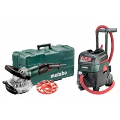 Metabo Set Renovierungsschleifer RSEV 19-125 RT + Allessauger ASR 35 M ACP, Kunststoffkoffer