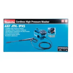 Makita Akku-Hochdruckreiniger 2x18V, 80 Bar, 380 L/h -Bau Zauber Verkaufsgeschäft hochdruckreiniger akku 1465060 czm