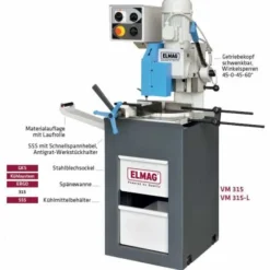 ELMAG Metall-Kreissägemaschine VM 315, 33/66 Upm, Inkl. Späneräumer, Zahnteilung T 6 -Bau Zauber Verkaufsgeschäft kreissaegemaschine 550479 czm