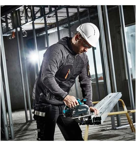 Makita Akku-Metallhandkreissäge 18V, 150 Mm, 4.200 Min, Akku, Ladegerät, Zubehör, MAKPAC 6 Makita Akku-Metallhandkreissäge 18V, 150 Mm, 4.200 Min, Akku, Ladegerät, Zubehör, MAKPAC – Bild 4