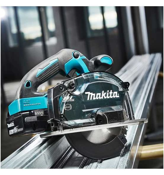 Makita Akku-Metallhandkreissäge 18V, 150 Mm, 4.200 Min, Akku, Ladegerät, Zubehör, MAKPAC 7 Makita Akku-Metallhandkreissäge 18V, 150 Mm, 4.200 Min, Akku, Ladegerät, Zubehör, MAKPAC – Bild 5