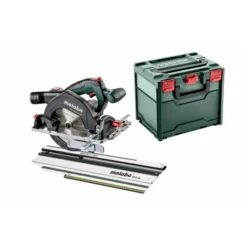 Metabo Akku-Handkreissäge KS 18 LTX 57 Set, Mit Kappschiene KFS 44, MetaBOX 340