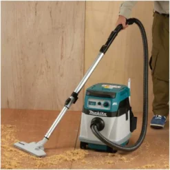 Makita Akku-Staubsauger 2x18V, 15 L, Nass/Trocken, L (ohne Akku, Ohne Ladegerät) -Bau Zauber Verkaufsgeschäft nass und trockensauger akku 1466351 czm