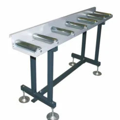 ELMAG Rollbahn Für Band- Kreissägen Etc., Type EXAKT-C 1000/350 Mit 2 Stützfüßen, Länge:1 M, Rollen:350x60x2,0 Mm, Bahnbr.:400 Mm, Rollen:ca. Alle 250
