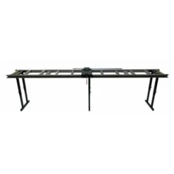 ELMAG Rollbahn M. Schiebeansch. & Skala, Für Band- Kreissägen Ect., Type LCB-2000/300 Mit 2 Stützfüßen, Länge:2 M, Rollen:300x50x1,5 Mm, Bahnbr.:390 M