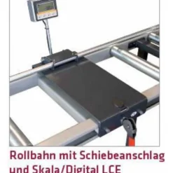 ELMAG Rollbahn M. Schiebeansch. & Digitaler, Anzeige über Magnetband-Längenmesseinrichtung, Band- Kreissägen Ect., Type LCE-5000/300 Mit 4 Stützfüßen, -Bau Zauber Verkaufsgeschäft rollenbahn fuer bandsaegemaschine 1492839 czm