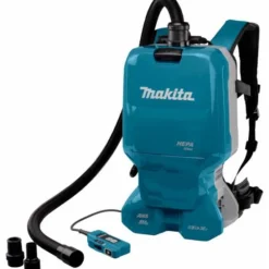 Makita Akku-Rucksackstaubsauger DVC665, 2x18V, 110 Mbar, 6 L (ohne Akku, Ohne Ladegerät) -Bau Zauber Verkaufsgeschäft rueckensauger akku 1466431 czm