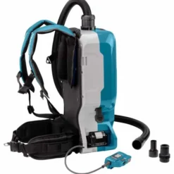 Makita Akku-Rucksackstaubsauger DVC665, 2x18V, 110 Mbar, 6 L (ohne Akku, Ohne Ladegerät) -Bau Zauber Verkaufsgeschäft rueckensauger akku 1466441 czm