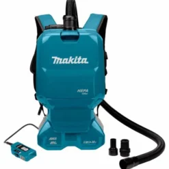 Makita Akku-Rucksackstaubsauger DVC665, 2x18V, 110 Mbar, 6 L (ohne Akku, Ohne Ladegerät) -Bau Zauber Verkaufsgeschäft rueckensauger akku 1466445 czm