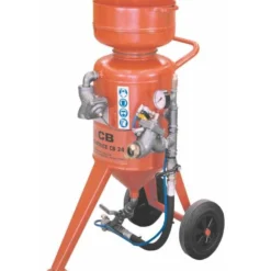 ELMAG Sandstrahlgerät Modell CB 24-F-V6, Mit Schlauch 16x30mm / 10m, M06 &Start-Stop-Fernbedienung (Remote-Control)