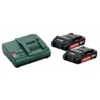 Metabo Basic-Set 2 X Li-Ion 2,0 Ah 18V, Ladegerät SC 30 -Bau Zauber Verkaufsgeschäft sets akku ladegeraet 1262259 czm
