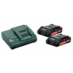 Metabo Basic-Set 2 X Li-Ion 2,0 Ah 18V, Ladegerät SC 30