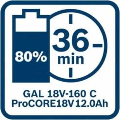 Bosch Starter-Set 2 X ProCORE18V 12.0Ah + GAL 18V-160 C + GCY 42 Im Karton -Bau Zauber Verkaufsgeschäft sets akku ladegeraet 1419069 czm