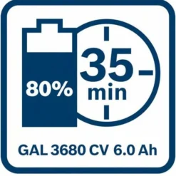 Bosch Starter-Set 2 X GBA 36V 6,0 Ah + GAL 3680 CV -Bau Zauber Verkaufsgeschäft sets akku ladegeraet 1419643 czm