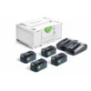 Festool Energie-Set SYS 18V 4x5,0/TCL 6 DUO -Bau Zauber Verkaufsgeschäft sets akku ladegeraet 1420489 czm