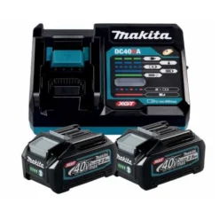 Makita Power Source-Kit 40V Max., XGT, 2 Akkus BL4025 40V 2,5 Ah, 1 Schnellladegerät DC40RA