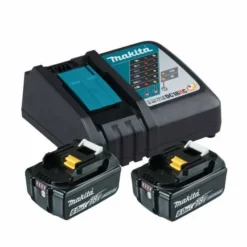 Makita Power Source-Kit 18V, LXT, 18V, 2 Akkus BL1850B 6,0 Ah, 1 Doppel-Schnellladegerät DC18RC