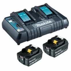 Makita Power Source-Kit 18V, LXT, 18V, 2 Akkus BL1850B 4,0 Ah, 1 Doppel-Schnellladegerät DC18RD