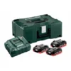 Metabo Basis Set 3 X LiHD 4.0 Ah + MetaBOX 145 -Bau Zauber Verkaufsgeschäft sets akku ladegeraet 609938 czm