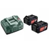 Metabo Basis-Set 2 X 5.2 Ah -Bau Zauber Verkaufsgeschäft sets akku ladegeraet 633668 czm