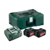 Metabo Basis-Set 2 X 5.2 Ah + MetaBOX 145 -Bau Zauber Verkaufsgeschäft sets akku ladegeraet 633672 czm