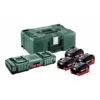 Metabo Basis-Set 4x LiHD 5.5Ah ASC 145 DUO + MetaBOX 145 -Bau Zauber Verkaufsgeschäft sets akku ladegeraet 633695 czm