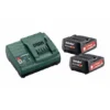 Metabo Basis-Set 12V 2 X 2.0 Ah -Bau Zauber Verkaufsgeschäft sets akku ladegeraet 633697 czm