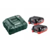 Metabo Basis-Set 12V 2 X LiHD 4.0 Ah -Bau Zauber Verkaufsgeschäft sets akku ladegeraet 633699 czm