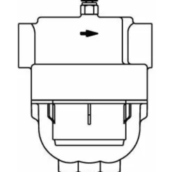 Oventrop Wasserfilter Aquanova Compact Gehäuse MS DN 25, 1Z -Bau Zauber Verkaufsgeschäft systemzubehoer fuer hochdruckreiniger 1176042 czm