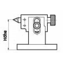 ELMAG Reitstock RST 160 (Höhe 190-220 Mm), Passend Für Fräsmaschinen -Bau Zauber Verkaufsgeschäft zubehoer fuer fraes geraete 1484506 czm